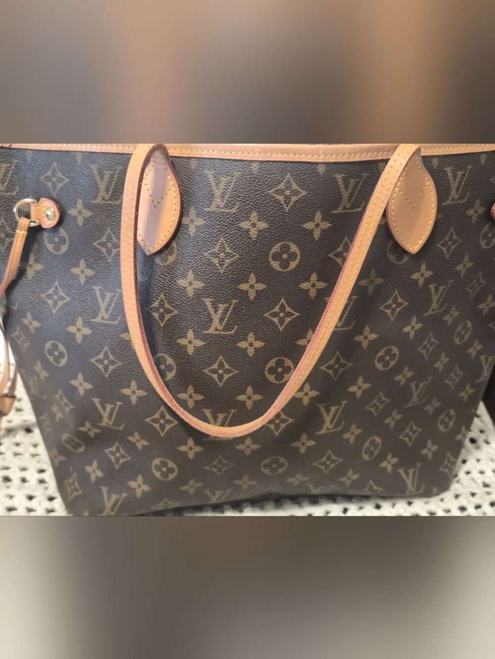 Louis Vuitton Monogram Canvas Tote in Brown Monogram  Neverfull MM